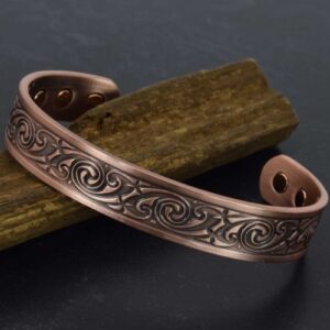 Beautiful Celtic Copper Magnetic Bracelet Celtic Spiral Knot