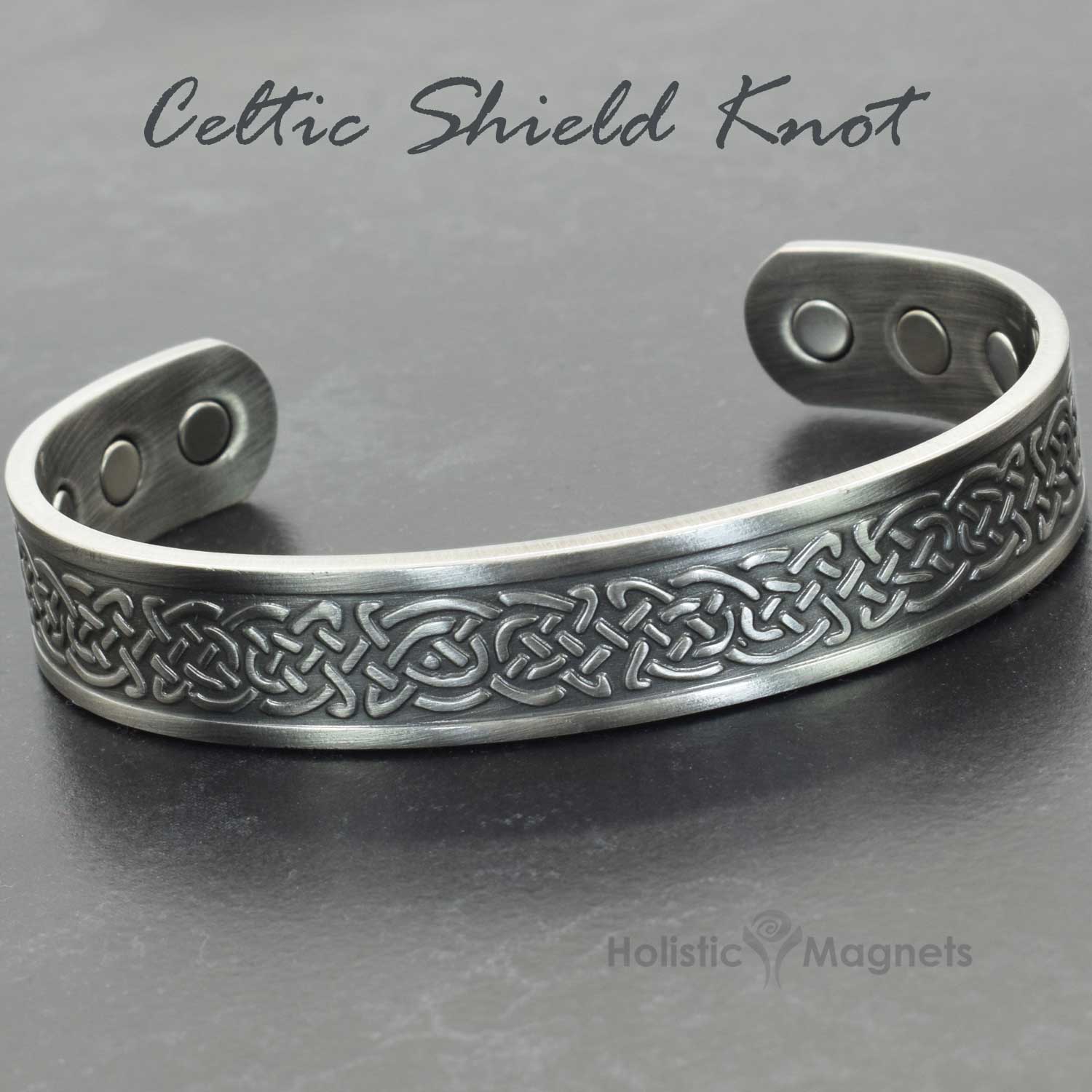 copper bangle Celtic Shield Knot