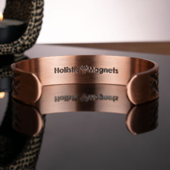 Mens Chunky Celtic Bangle Solid Copper Magnetic Bracelet Joint and Muscular Pain Relief for Arm and Wrist – The Book of Kells (CP) - Image 4