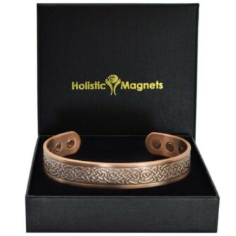 Copper Magnetic Bracelet shield knot SKC