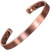 Copper magnetic bracelet bangle health bracelet for arthritis pain magnetic therapy cf