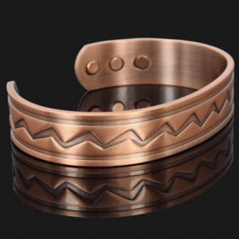 Mens Copper bracelet bio magnetic bracelet for arthritis pain relief