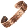 Mens Copper bracelet bio magnetic bracelet for arthritis pain relief mp