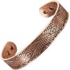 Mens Copper Bracelet for Arthritis Pain Relief Magnetic Therapy Bracelet Bangle cmc