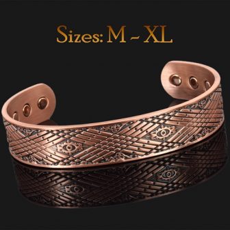Mens Copper Bracelet for Arthritis Pain Relief Magnetic Therapy Bracelet Bangle – Celtic Mist