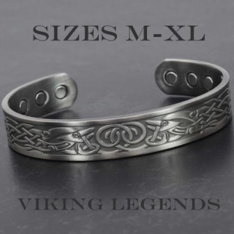 magnetic therapy bracelet copper bracelet men magnetic wristband therapy bracelet bangle viking bracelet vgp