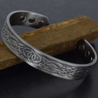 magnetic therapy bracelet copper bracelet men magnetic wristband therapy bracelet bangle viking bracelet vgp