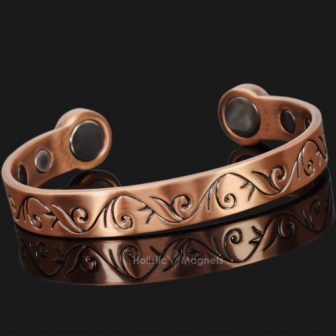 Pure copper magnetic bracelet magnetic therapy pain relief bracelet bracket arthritis bangle healing bracelet wristband hpu