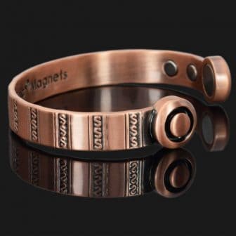Magnetic Bracelet Copper Bracelet Copper Wristband Magnetic Band Pain Relief Bracelet for Health Healing Therapy Bracelets hsc