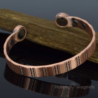 Magnetic Bracelet Copper Bracelet Copper Wristband Magnetic Band Pain Relief Bracelet for Health Healing Therapy Bracelets hsc