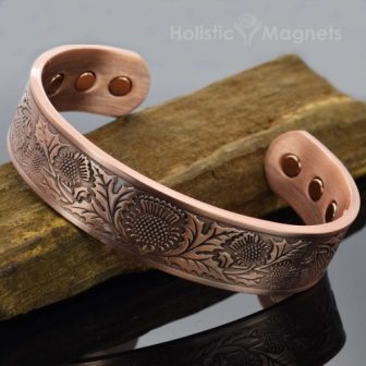 Copper bracelet health magnetic bracelet for health magnets for pain relief copper magnetic bracelet arthritis Scottish thistle