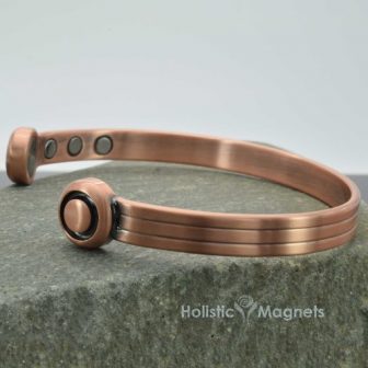 Mens Copper Magnetic Bracelet for Arthritis Therapeutic Bracelet Wristband for Pain Extra Strenght Magnets – XXL Size
