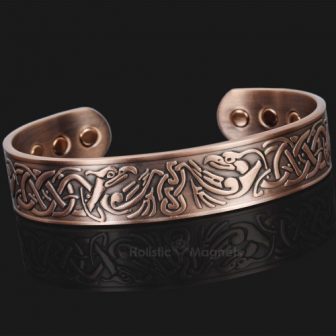mens copper bracelet for arthritis magnetic bracelet healing health bracelet for pain viking bracelet eagles