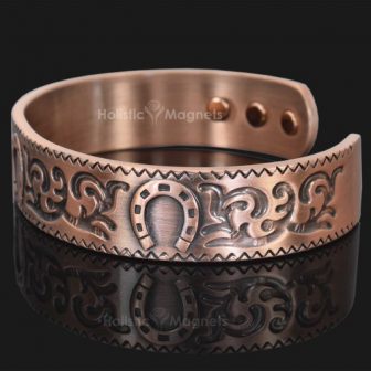 Magnetic Bracelet Copper Bracelet for Arthritis Magnetic Therapy for Pain Relief Health Bracelet Lucky Horseshoe