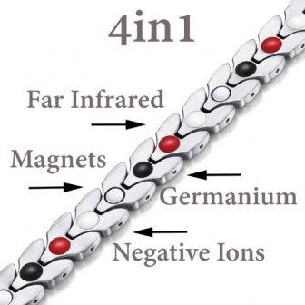 ladies magnetic bracelet energy bracelet arthritis health healing wgs4