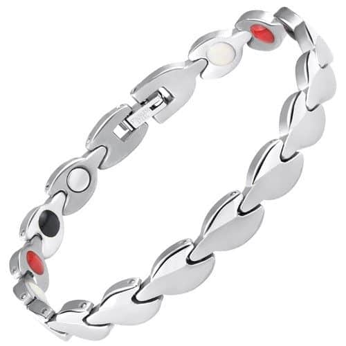 ladies magnetic health bracelet pain relief ion energy wristband healing magnetic therapy sl4