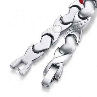 ladies energy bracelet healing bracelet pain relief health wristband magnetic therapy hks4