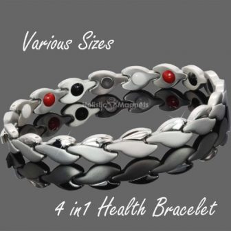 ladies magnetic health bracelet pain relief ion energy wristband healing magnetic therapy sl4