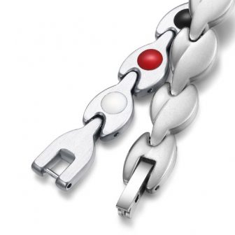 ladies magnetic health bracelet pain relief ion energy wristband healing magnetic therapy sl4