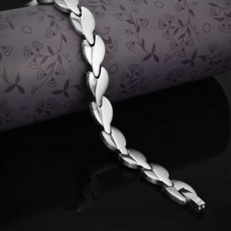 ladies magnetic health bracelet pain relief ion energy wristband healing magnetic therapy sl4