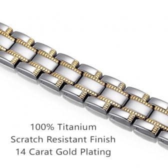 ZS mens womens titanium magnetic bracelet arthritis pain relief