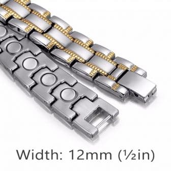 ZS mens womens titanium magnetic bracelet arthritis pain relief