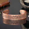 Pure Copper Magnetic Bracelet with Neodymium Magnets for Natural Pain Relief Mens Womens Celtic Bangle – Claddagh (CDH)