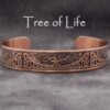 pure copper bracelet tree of life trl