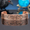 Mens Viking Pure Copper Magnetic Bracelet Joint and Muscular Pain Relief for Arm and Wrist – Eagle (VE)